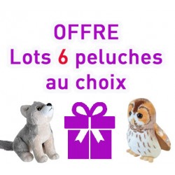 OFFRE REMISE : 6 peluches sonores au choix