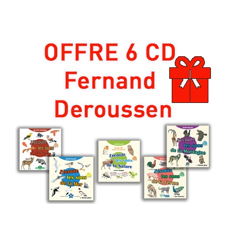 OFFRE CD FERNAND DEROUSSEN - J'écoute les sons de la nature