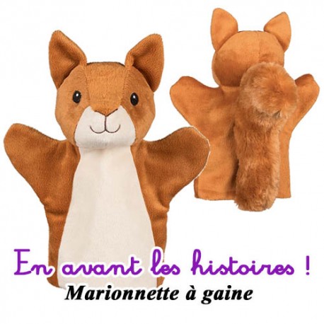 Marionnettes à gaine :  Ecureuil - GOKI