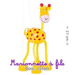 Marionnettes à fils : Girafe - GOKI