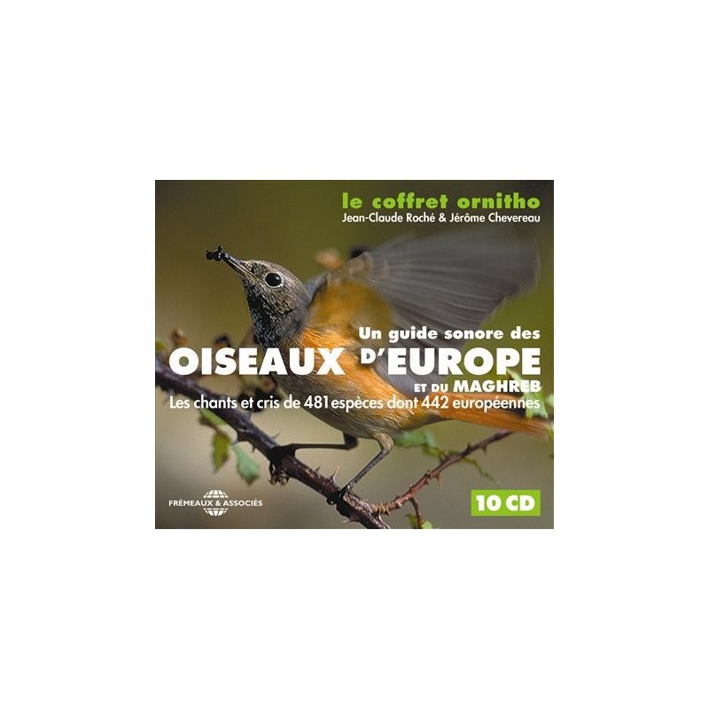 Coffret bois 6 appeaux - Oiseaux d'Europe II